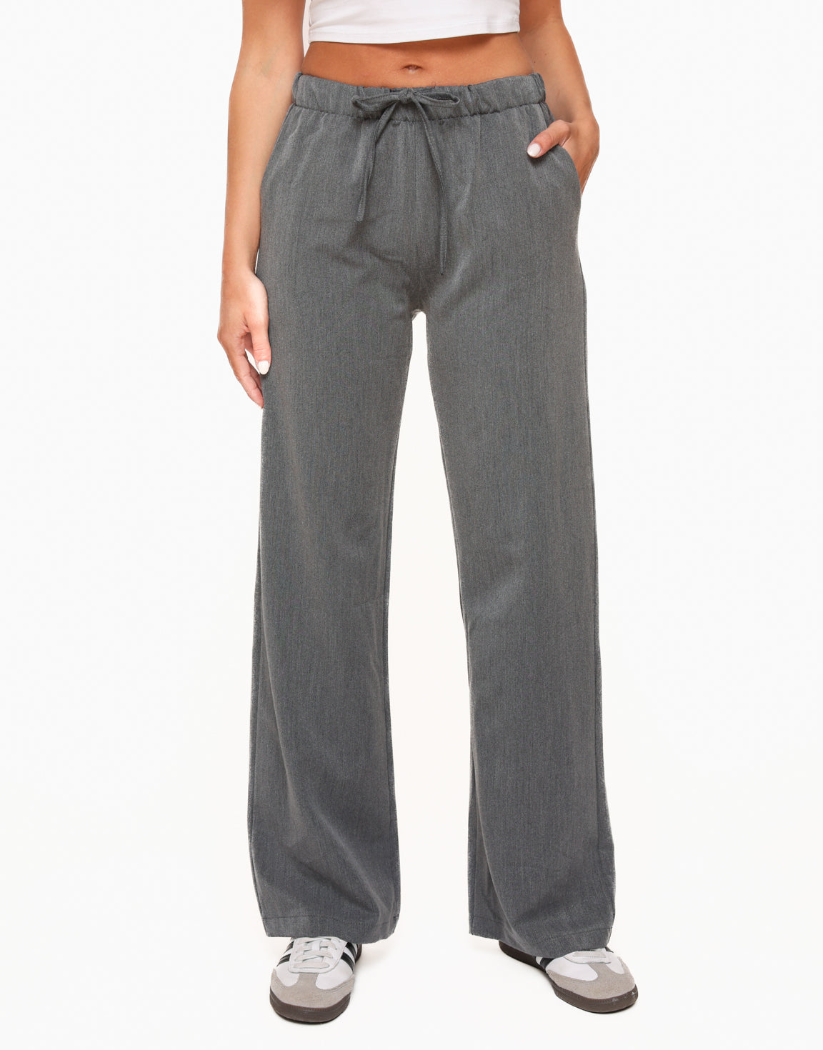 Grey Loose Tall - Trouser