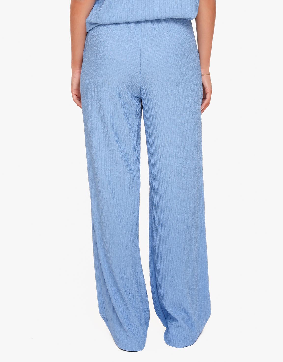 Light Blue Pleated - Pants