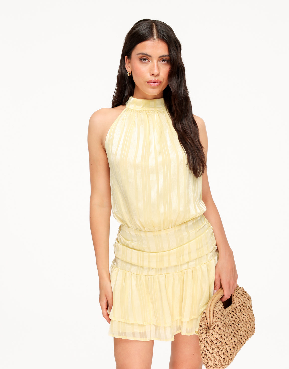 KLEDING-LICHTGELE-GESTREEPTE-HALTER-RUFFEL-JURK-03