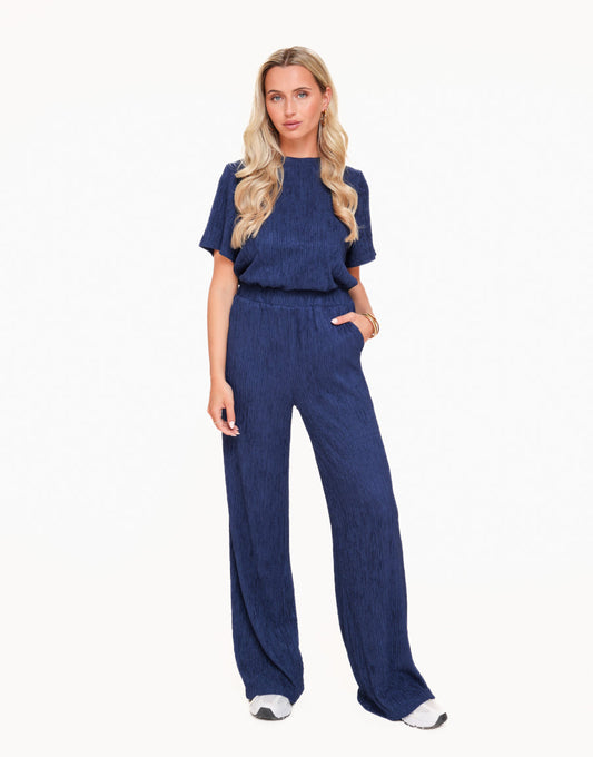 KLEDING-NAVY-BLAUWE-PLISSE-TOP-NAVY-BLAUWE-PLISSE-BROEK_1