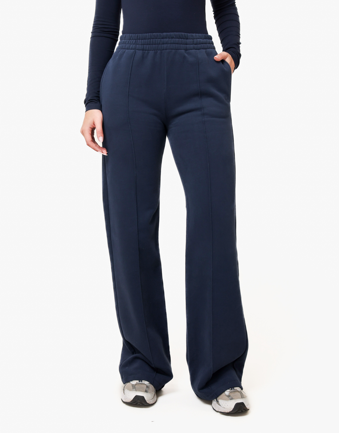 KLEDING-NAVY-JOGGING-WIJDE-BROEK