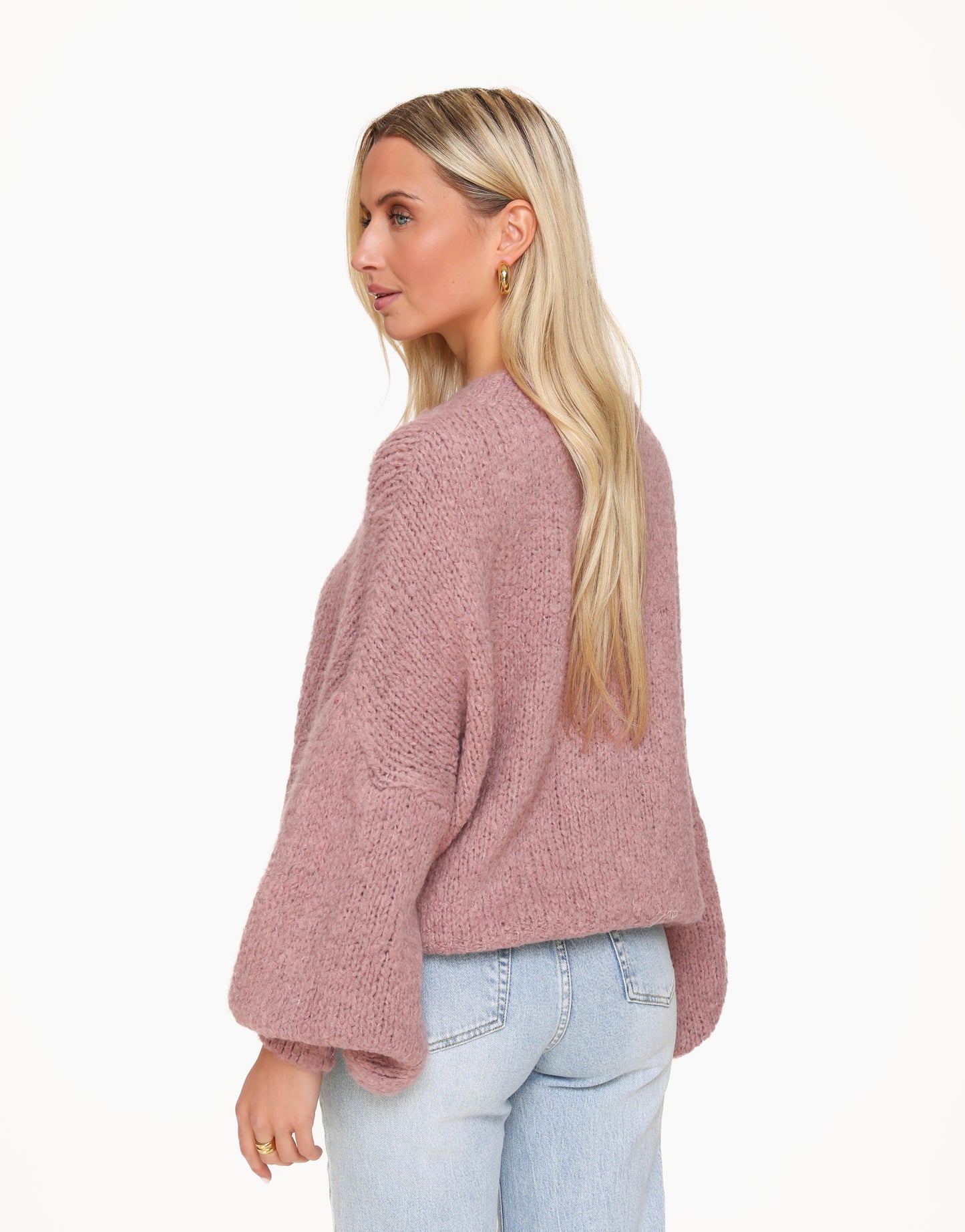 Old Pink Wool Knitted - Sweater