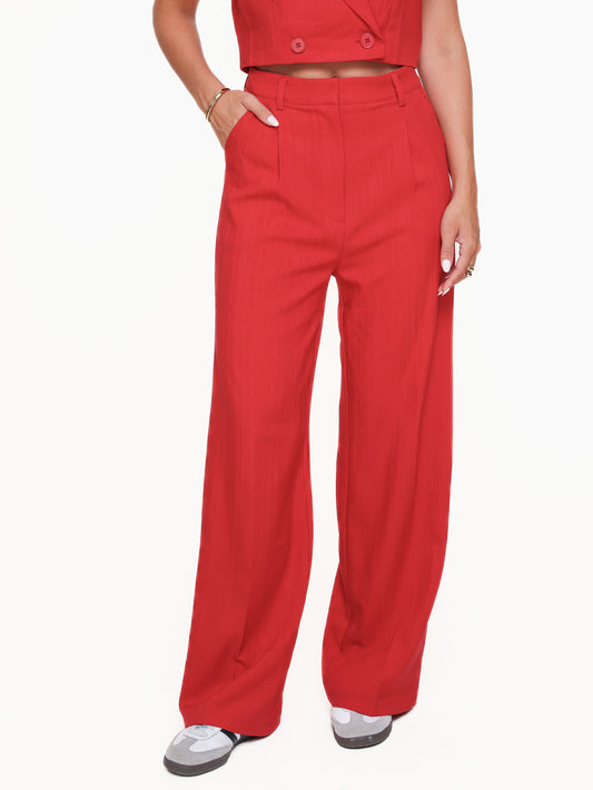 Red Wide - Pantalon