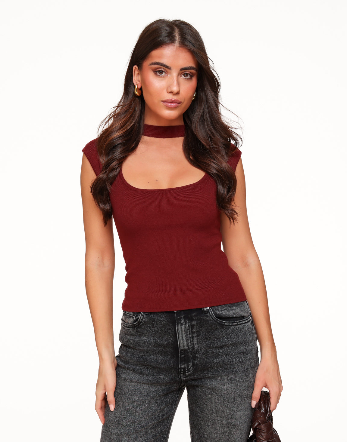 Rode Open Choker - Top