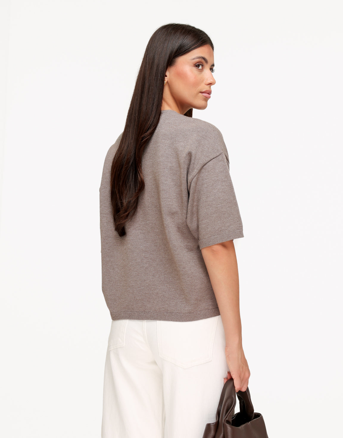 KLEDING-TAUPE-GEBREIDE-KORTE-MOUWEN-TOP-04
