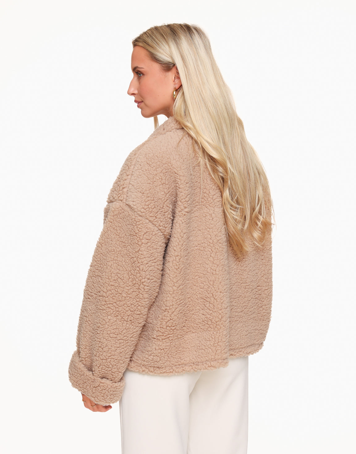 Beige Teddy - Cardigan