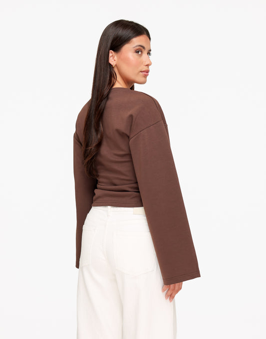 KLEDING-WEBSHOP-BRUINE-GETAILLEERDE-LS-TOP-01