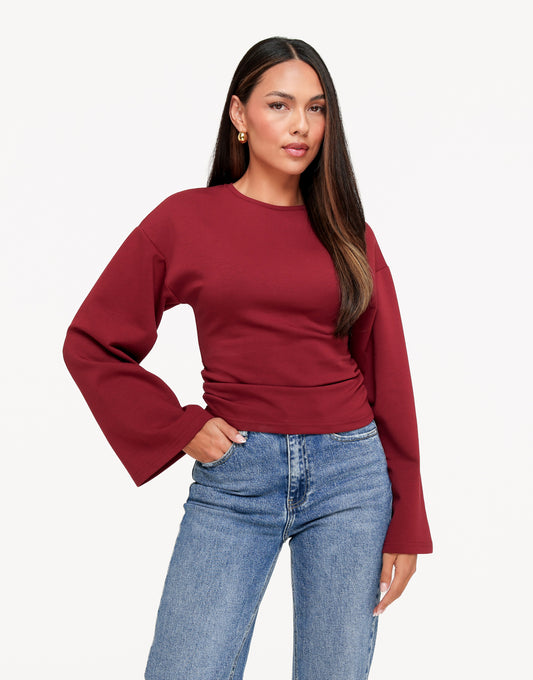 KLEDING-WEBSHOP-BURGUNDY-GETAILLEERDE-WIJDE-LS-TOP-03
