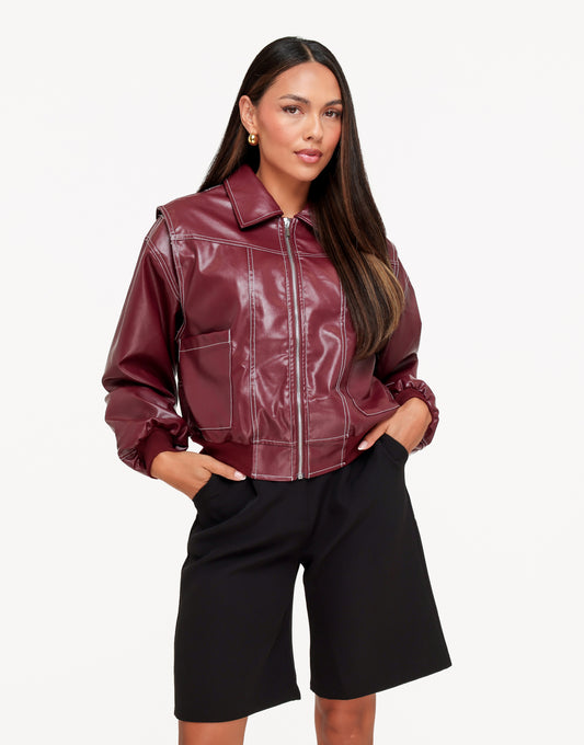 KLEDING-WEBSHOP-BURGUNDY-PU-RECHTE-JAS-04