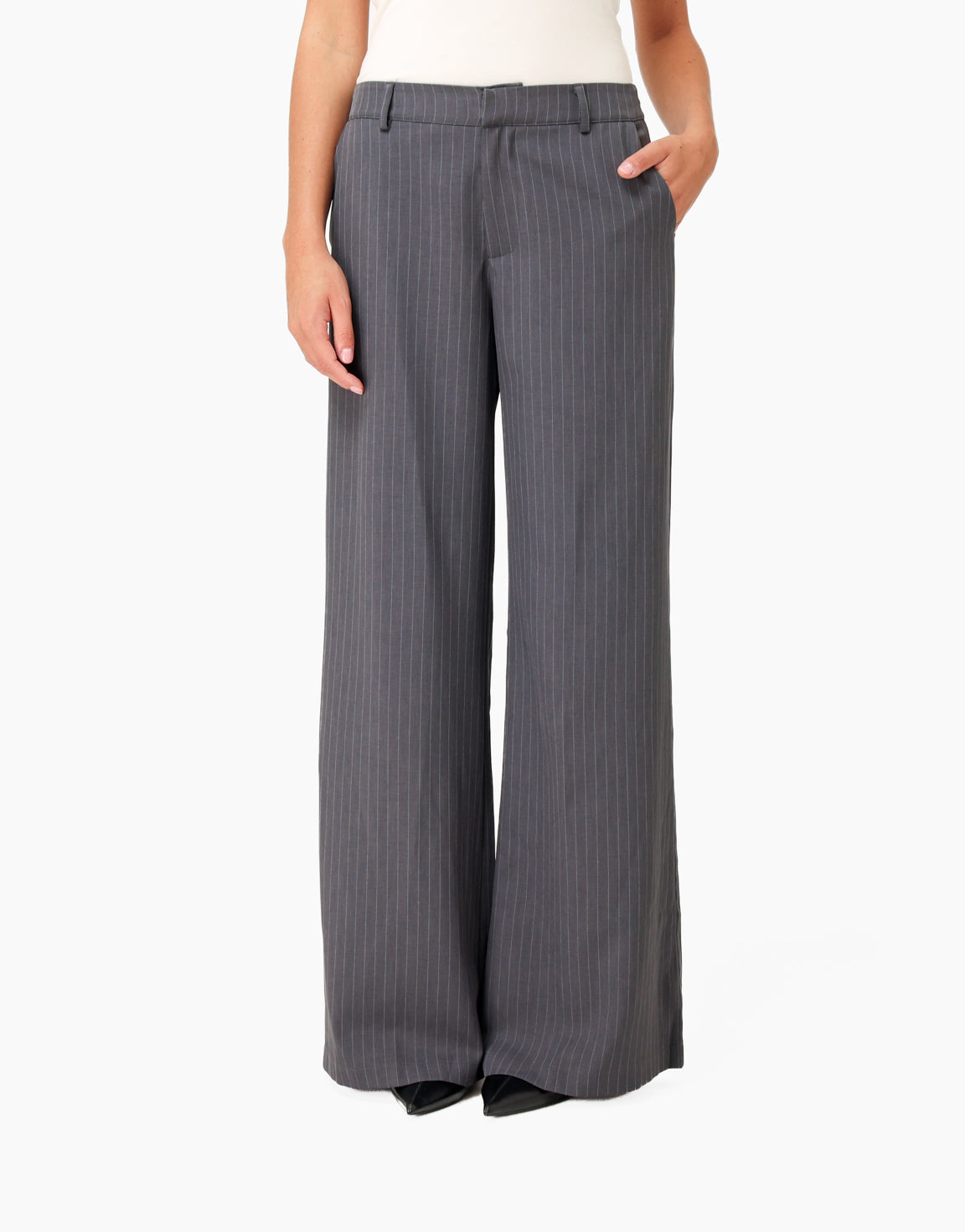 Grijze Gestreepte Oversized - Set