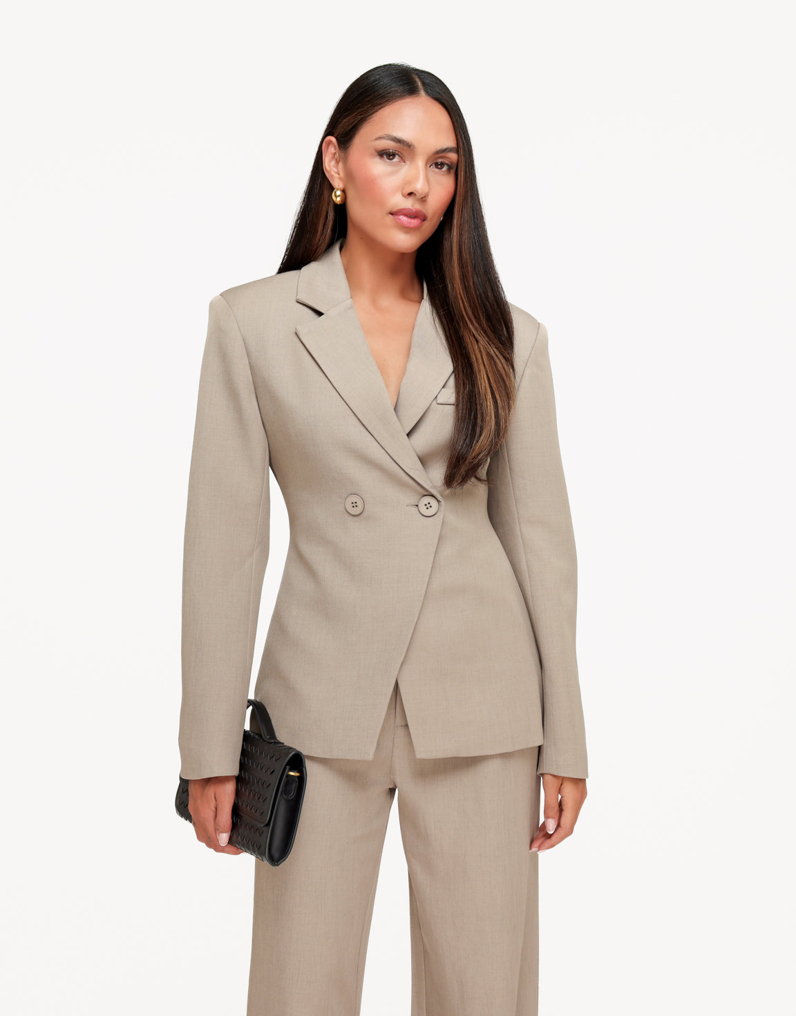 Taupe Classic Getailleerde Knopen - Set