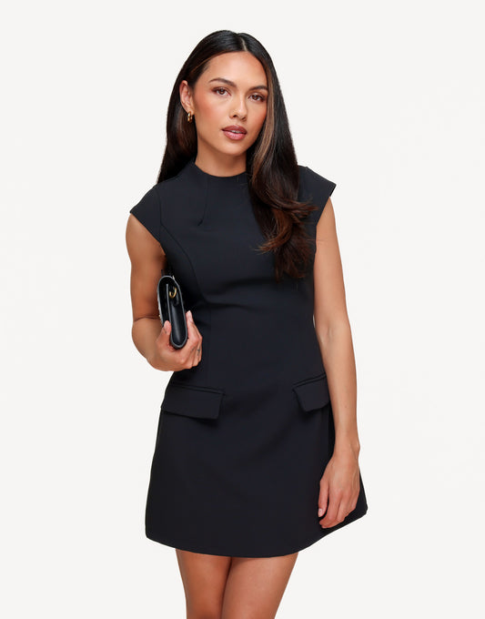 Black Fitted SS - Dress