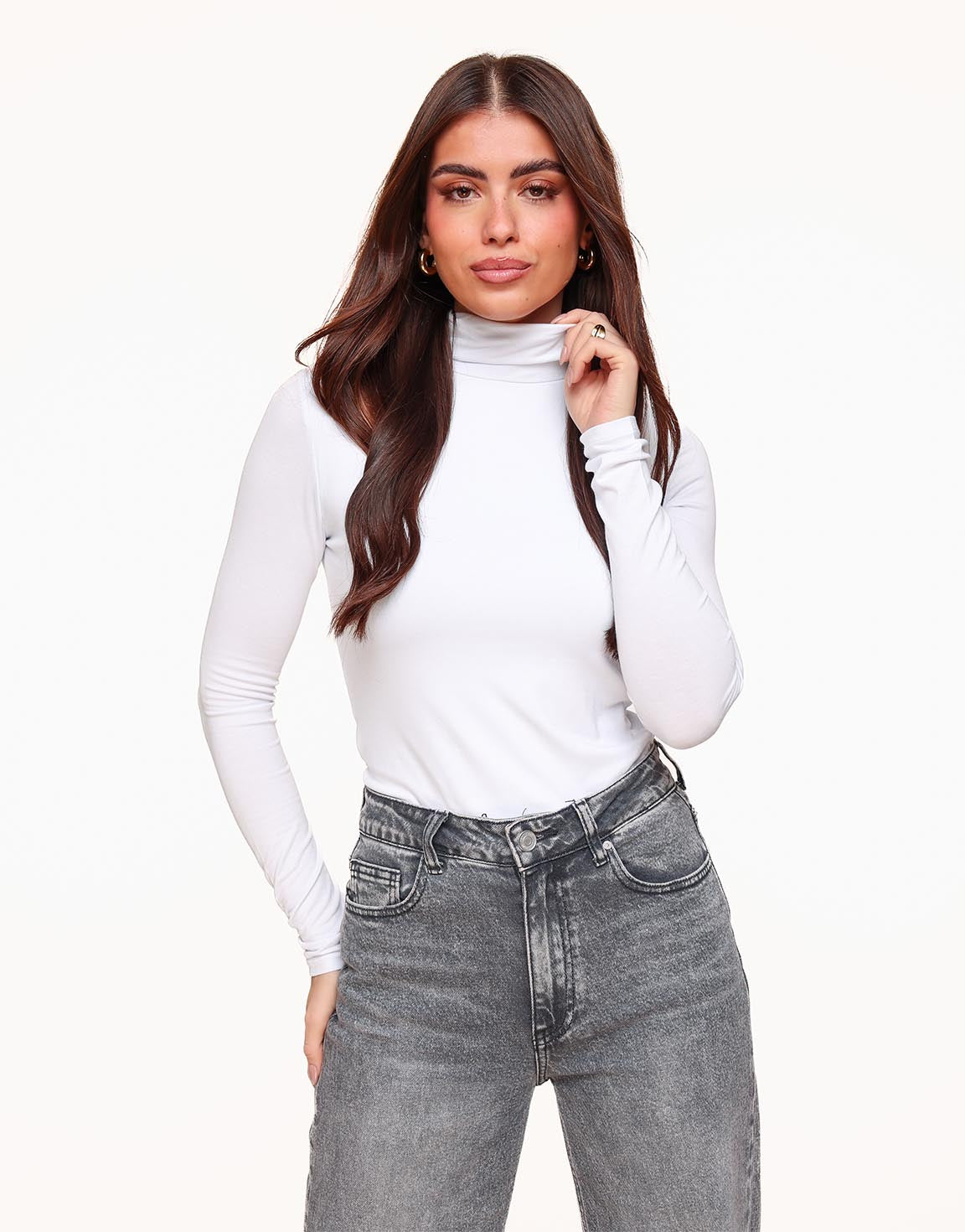 Witte Basic Col - Top