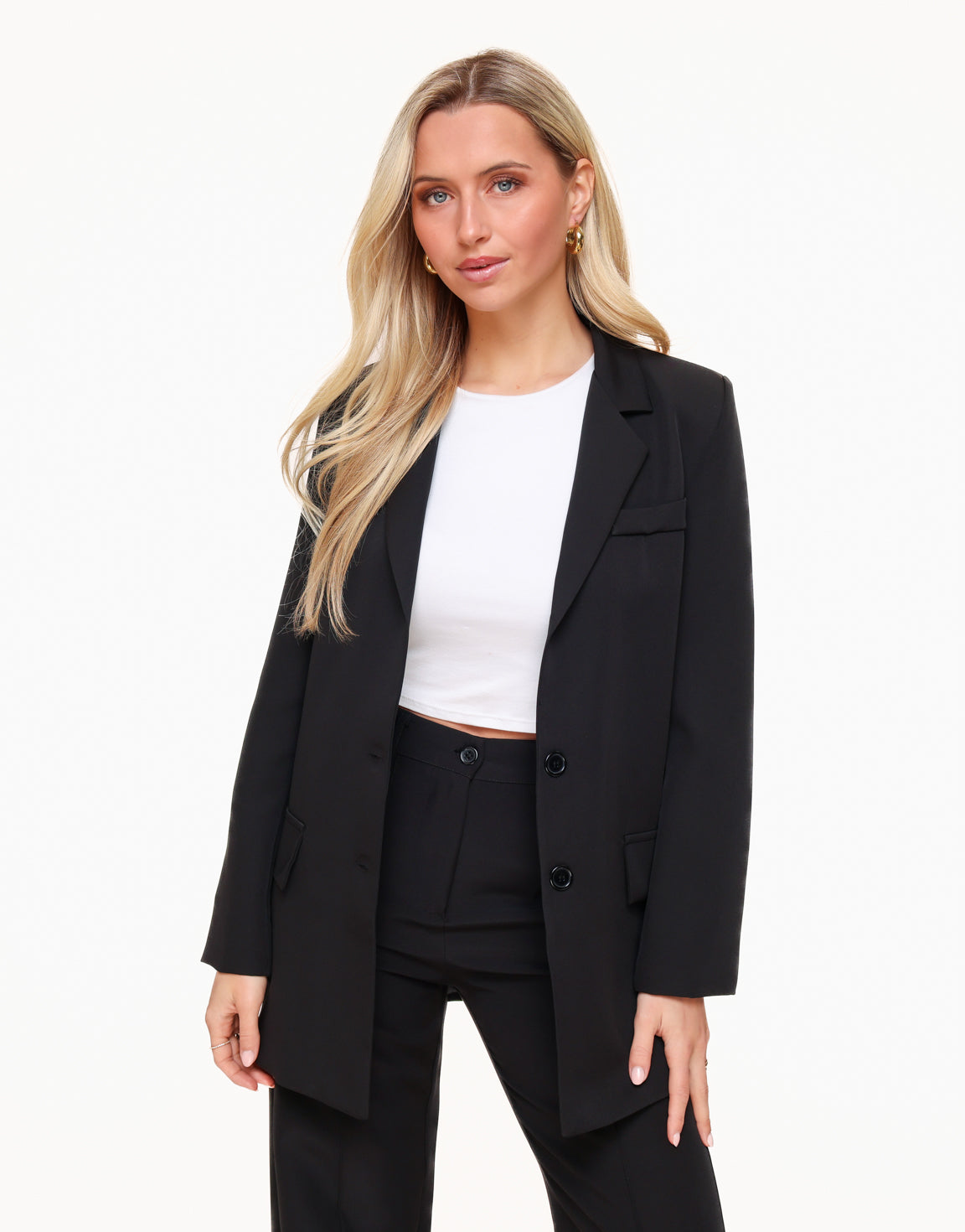 Zwarte Basic - Blazer