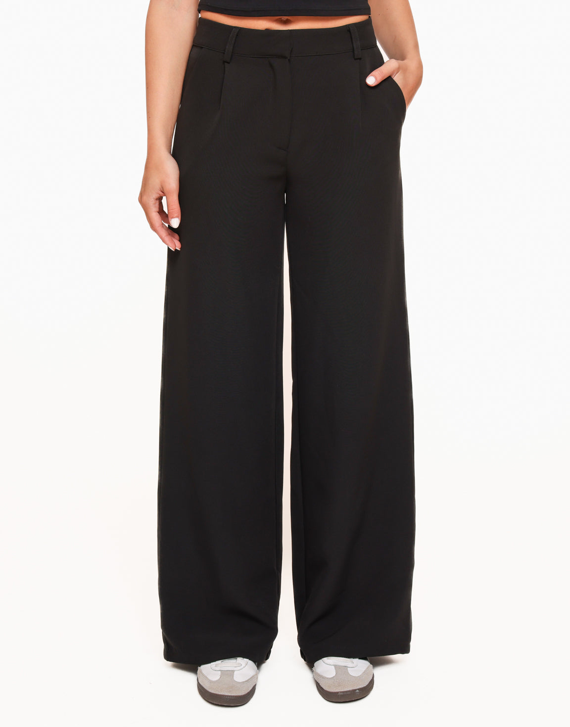 Black High Waisted - Pantalon