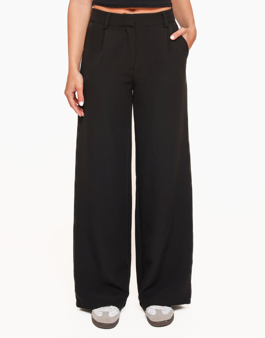 Black High Waisted - Pantalon