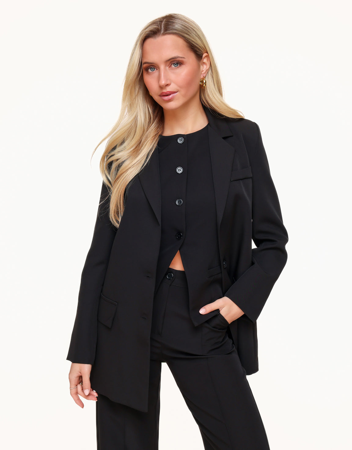 Zwarte Basic - Blazer