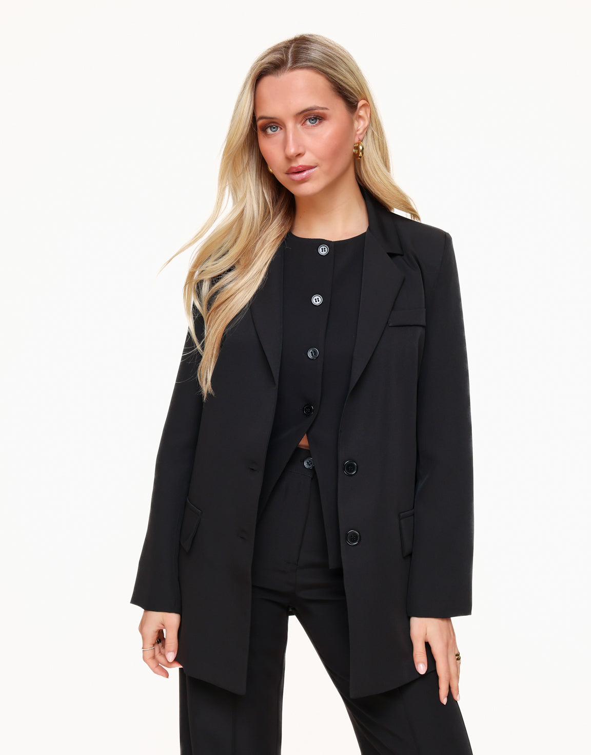 Zwarte Basic - Blazer