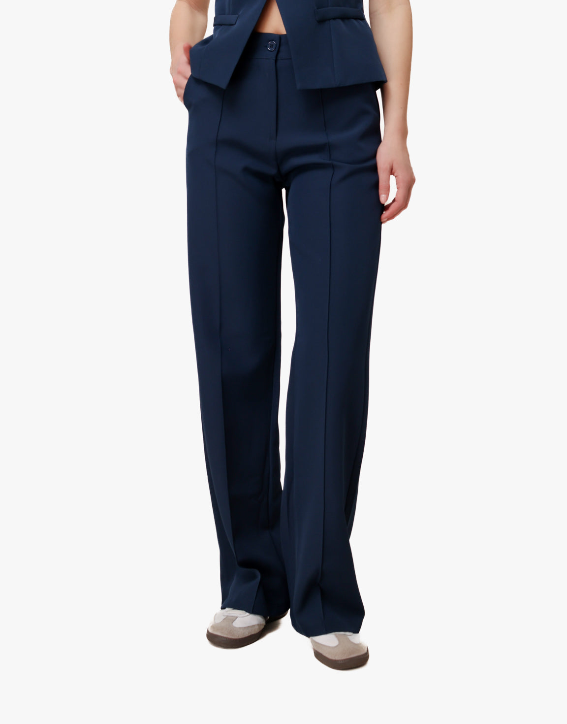 Navy Basic Rechte - Pantalon