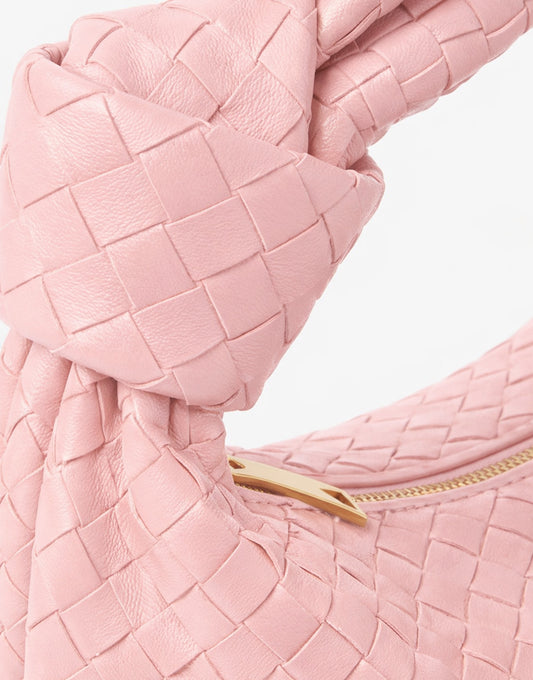 Light Pink Large Wide Braided - Bag