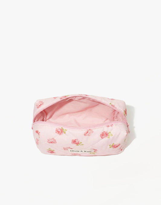Pink Roses Make-Up - Bag
