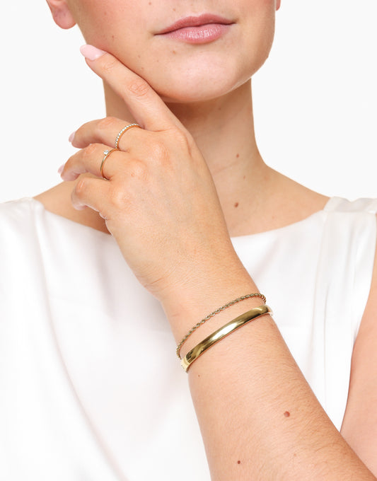 Gouden Medium Bangle - Armband