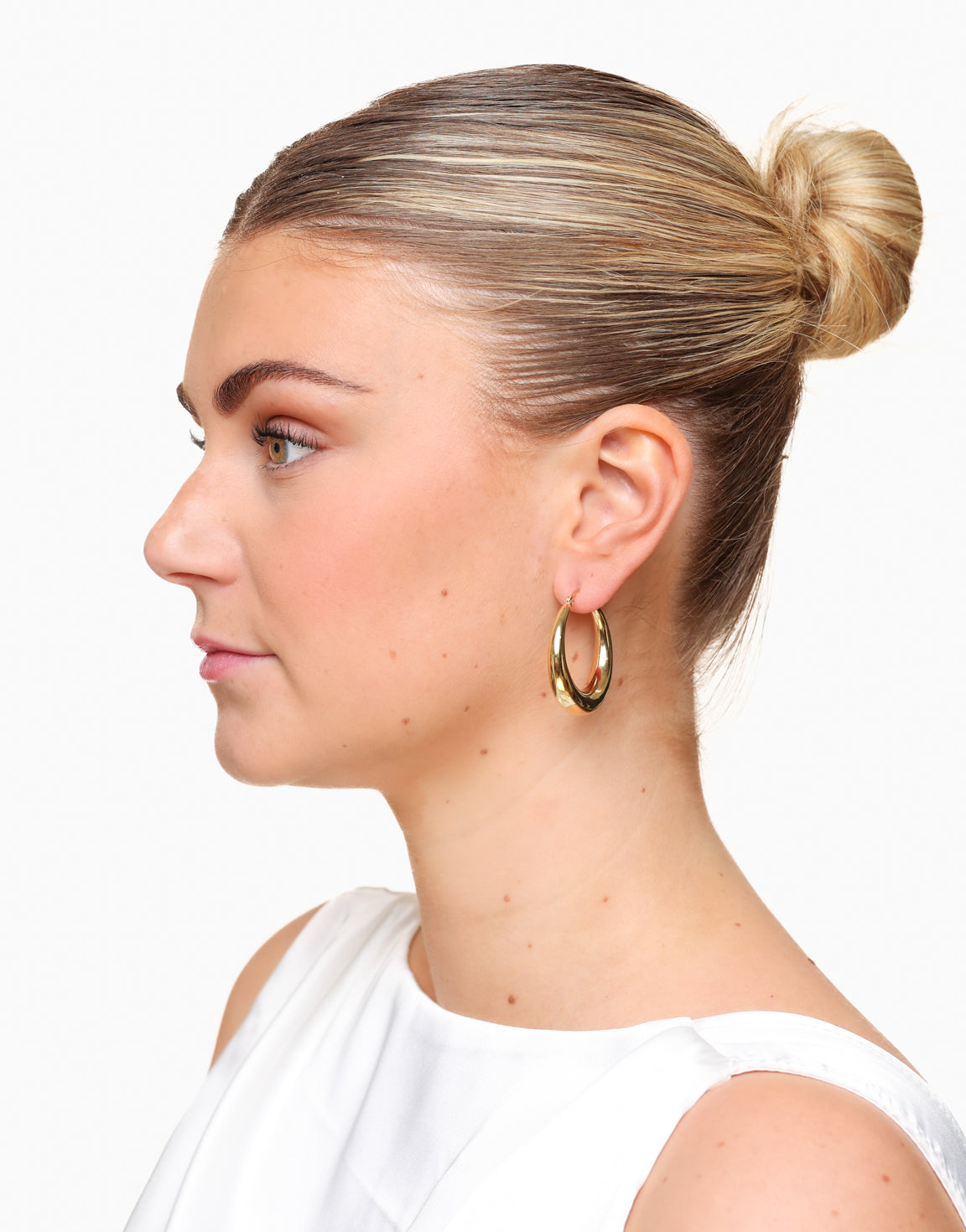 Golden Middle Creolen - Earrings