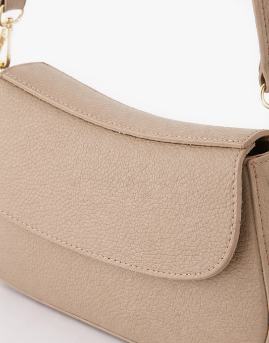 Taupe Elegante leather - Bag