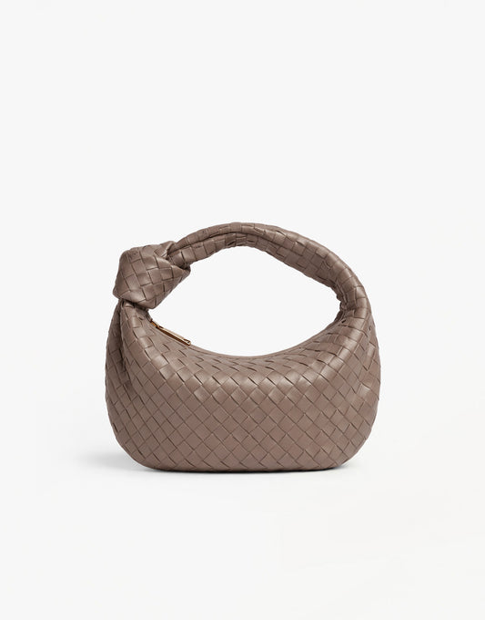 Taupe Medium Braided - Bag