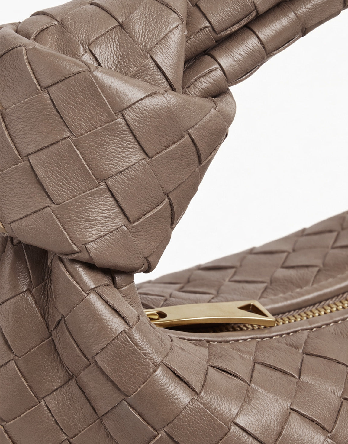 Taupe Medium Braided - Bag