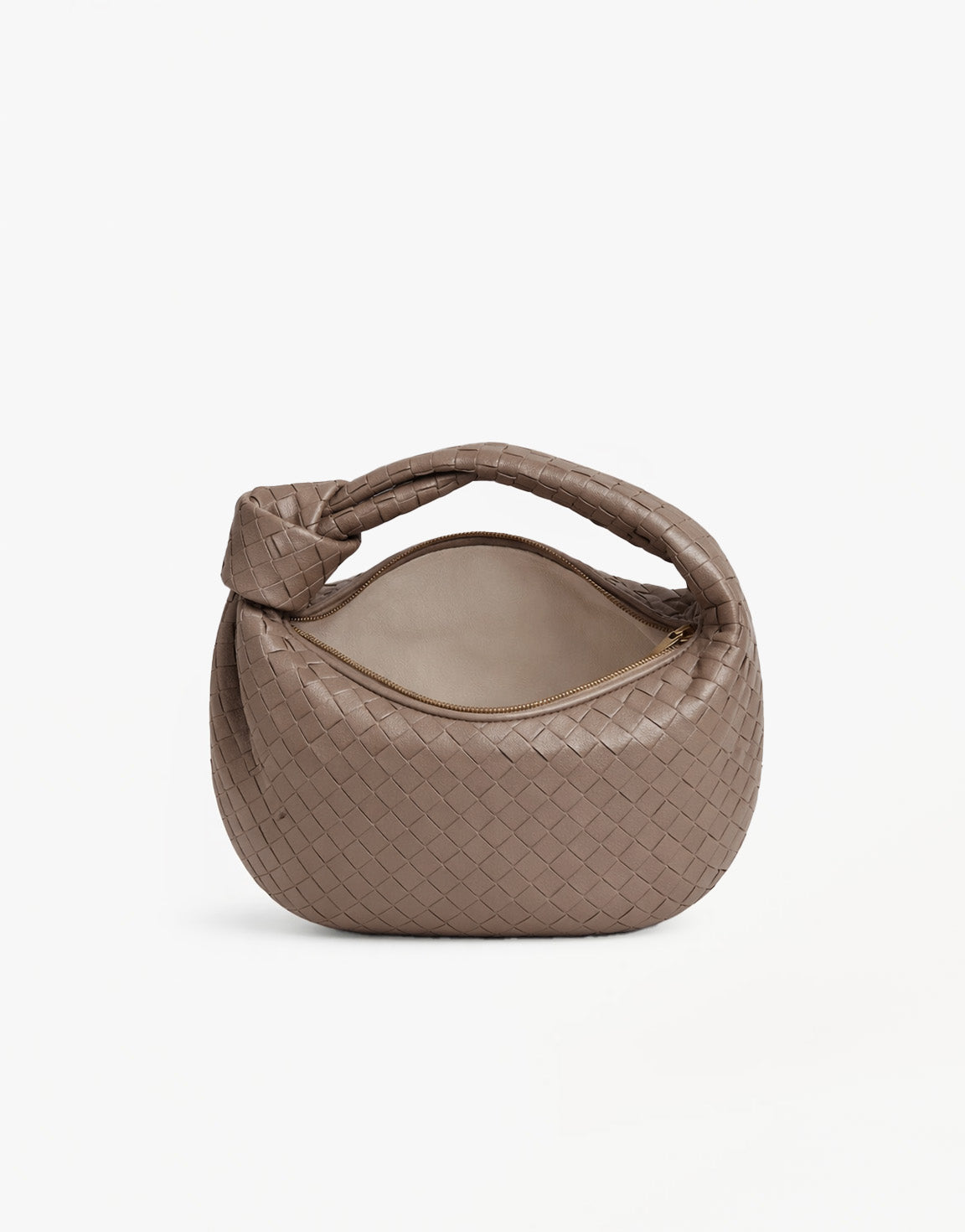 Taupe Medium Braided - Bag