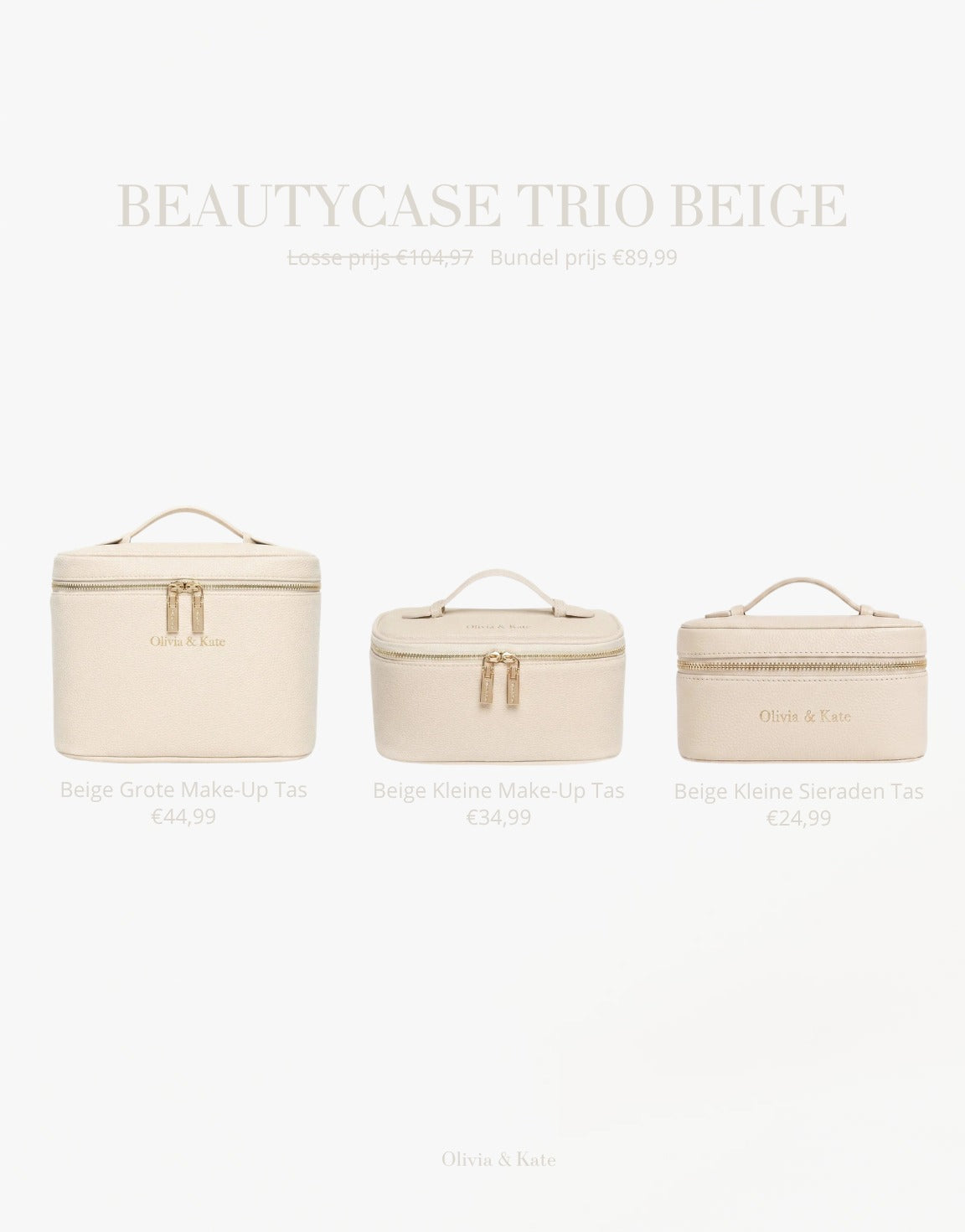 Beige Beautycase - Set
