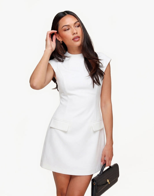 Witte Aangesloten SS - Jurk