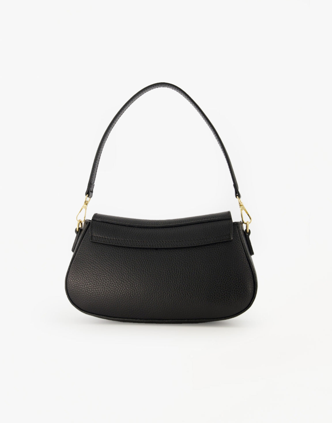 Black Elegant Leather - Bag