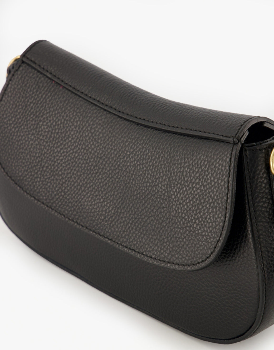 Black Elegant Leather - Bag