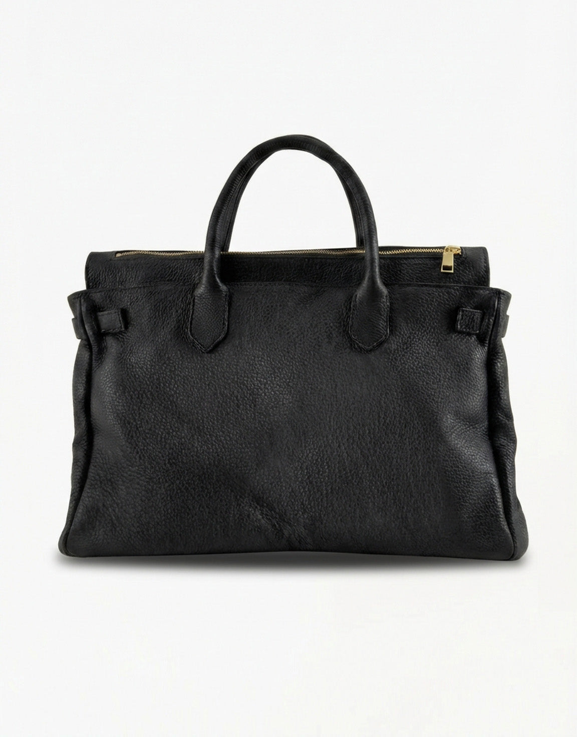 Zwarte Grote Gouden Details - Tas