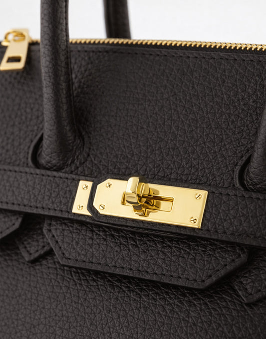 Black Medium Gold Detail - Bag