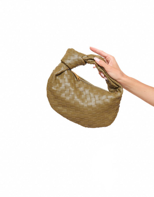 Army Groen Middel Gevlochten - Tas - Olivia & Kate