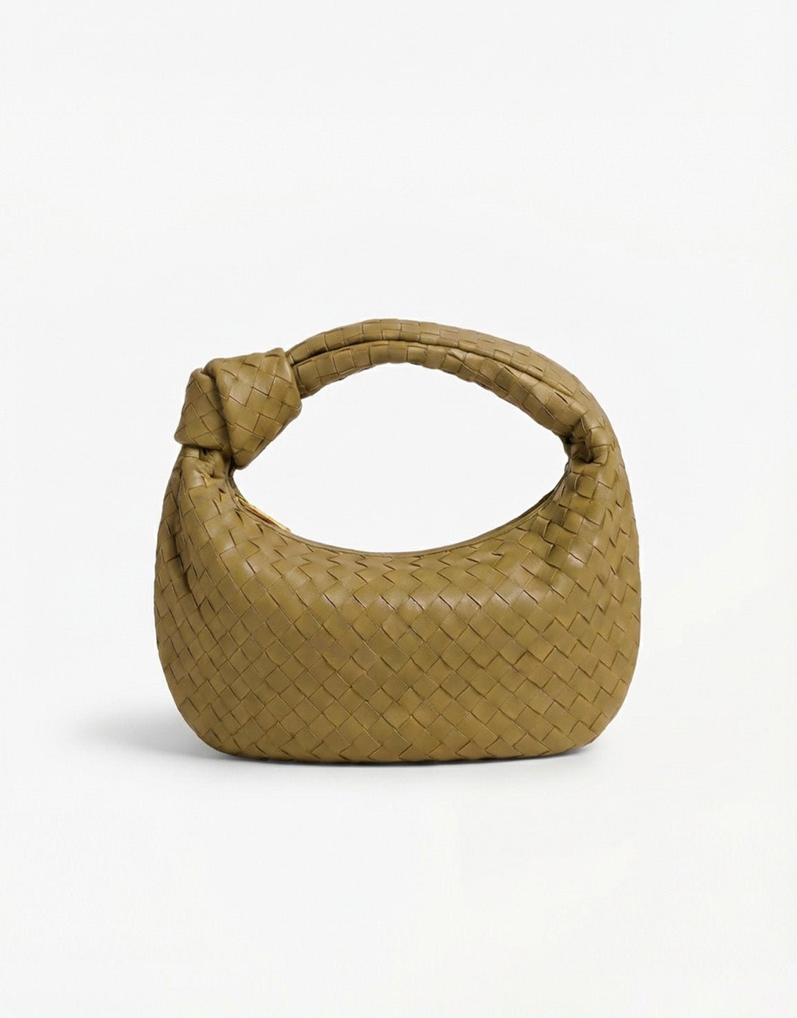 Army Green Medium Braided - Bag - Olivia & Kate