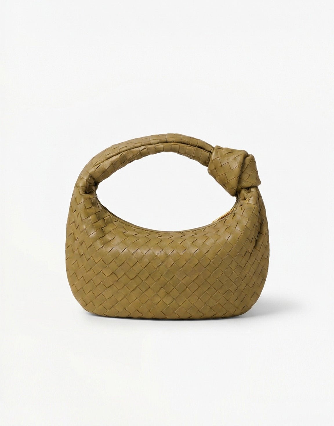 Army Green Medium Braided - Bag - Olivia & Kate