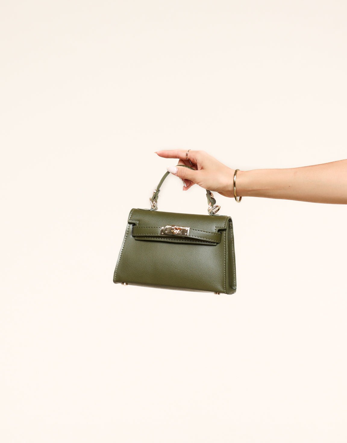 Army Groene Gouden Detail - Tas - Olivia & Kate