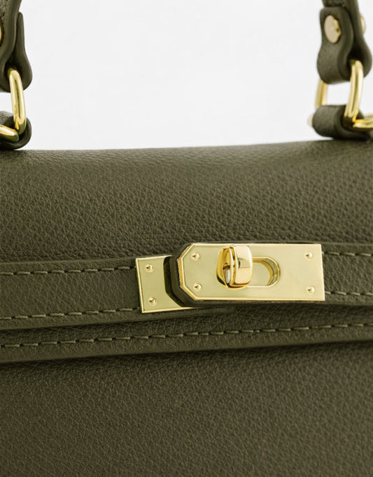 Army Groene Gouden Detail - Tas - Olivia & Kate
