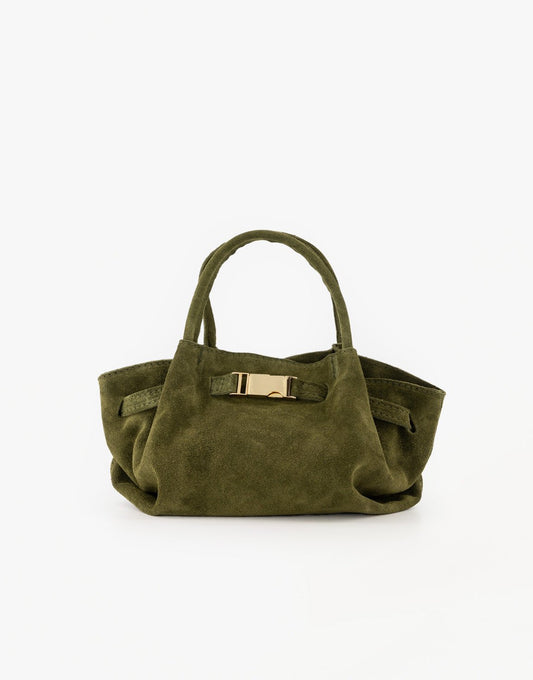 Army Groene Suede Shopper - Tas - Olivia & Kate