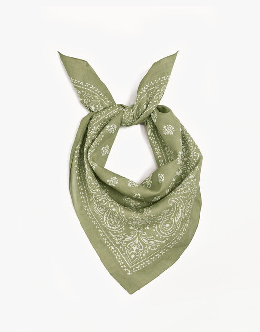 Army Groene Zijden - Bandana - Olivia & Kate