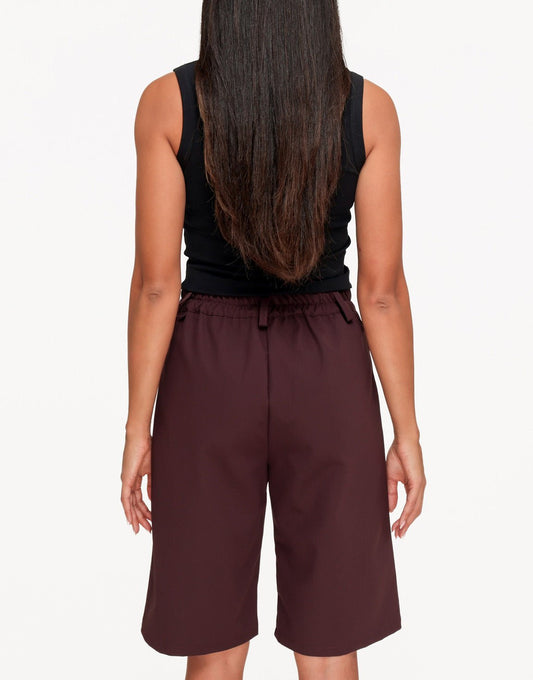 Aubergine Bermuda Lange - Short - Olivia & Kate