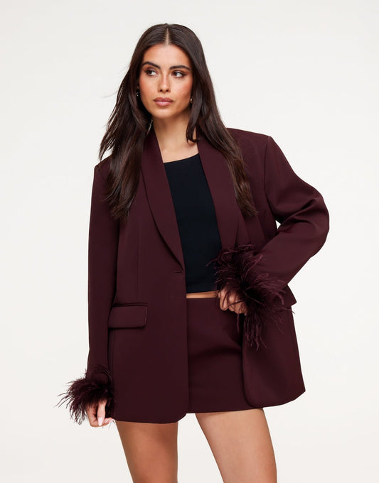 Aubergine Classic Lage Heup - Skort - Olivia & Kate