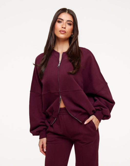 Aubergine Jogging LS - Vest - Olivia & Kate