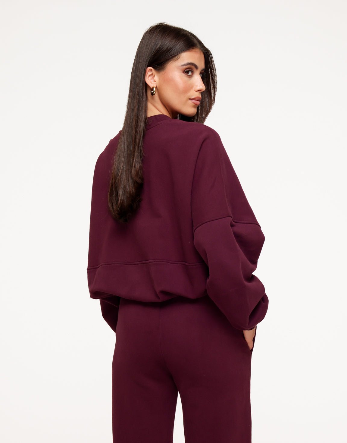 Aubergine Jogging LS - Vest - Olivia & Kate