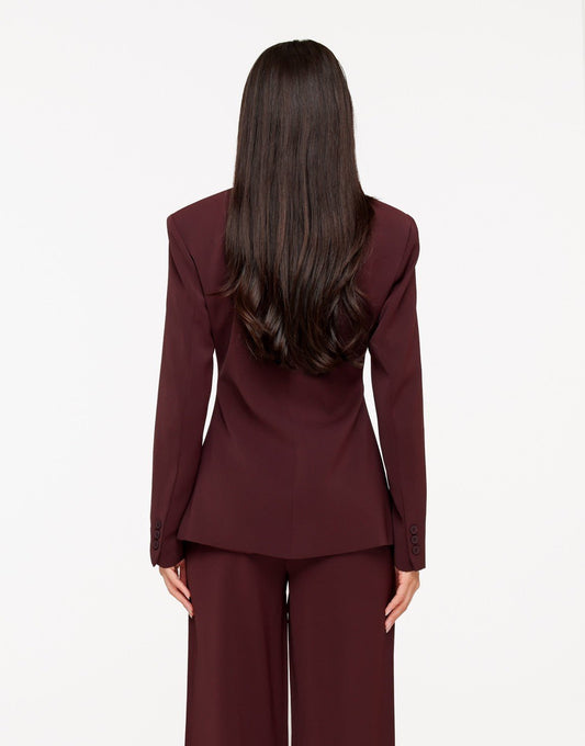 Aubergine Luxe Classic Getailleerde - Set - Olivia & Kate