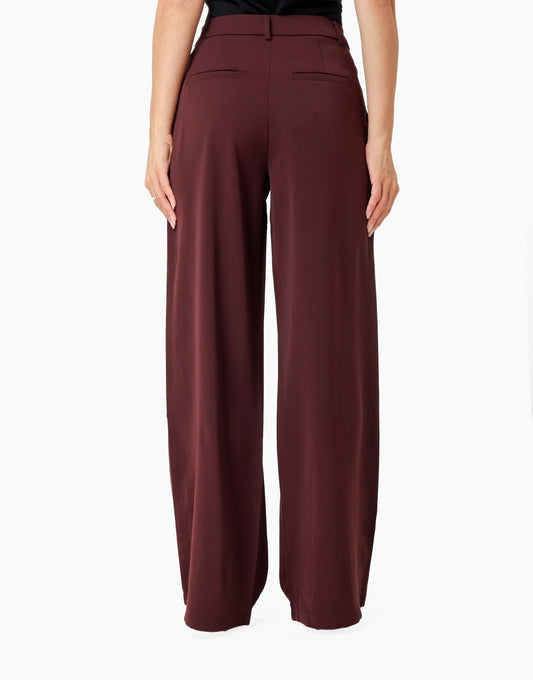 Aubergine Luxe Classic Rechte - Pantalon - Olivia & Kate